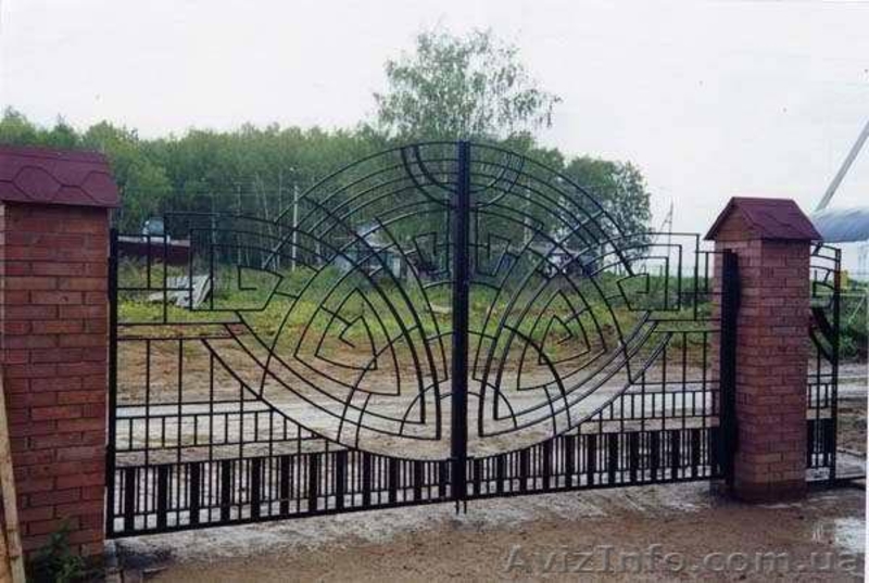 Ворота въездные металлические, кованные, ажурные, ворота гаражные - <ro>Изображение</ro><ru>Изображение</ru> #5, <ru>Объявление</ru> #875424
