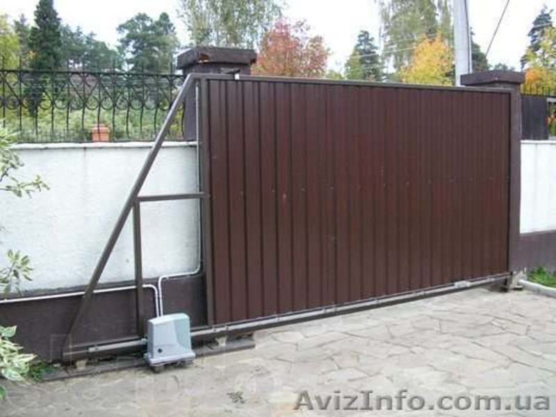 Ворота откатные (сдвижные)консольные - <ro>Изображение</ro><ru>Изображение</ru> #5, <ru>Объявление</ru> #890350