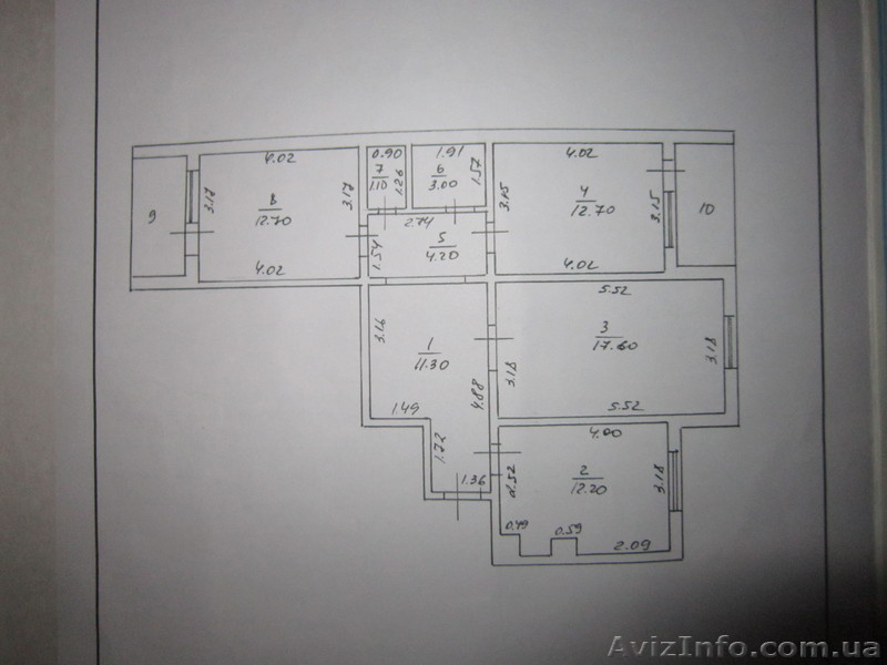 Продам 3-х комн. квартиру пгт "Хлебодарское" - <ro>Изображение</ro><ru>Изображение</ru> #3, <ru>Объявление</ru> #888216