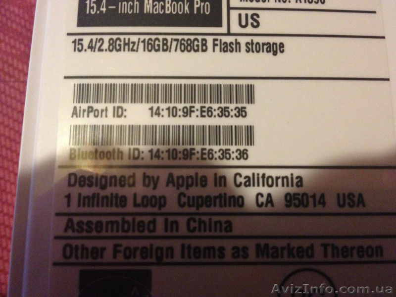 Новый Apple MacBook Pro 15\" Retina (Early 2013) Z0PZ2LL - <ro>Изображение</ro><ru>Изображение</ru> #3, <ru>Объявление</ru> #896767