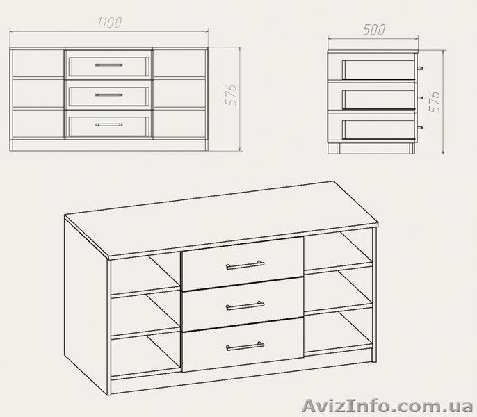 тв тумба, МС Орбита ТВ-2 (Компанит),для дома и офисов. - <ro>Изображение</ro><ru>Изображение</ru> #3, <ru>Объявление</ru> #912806