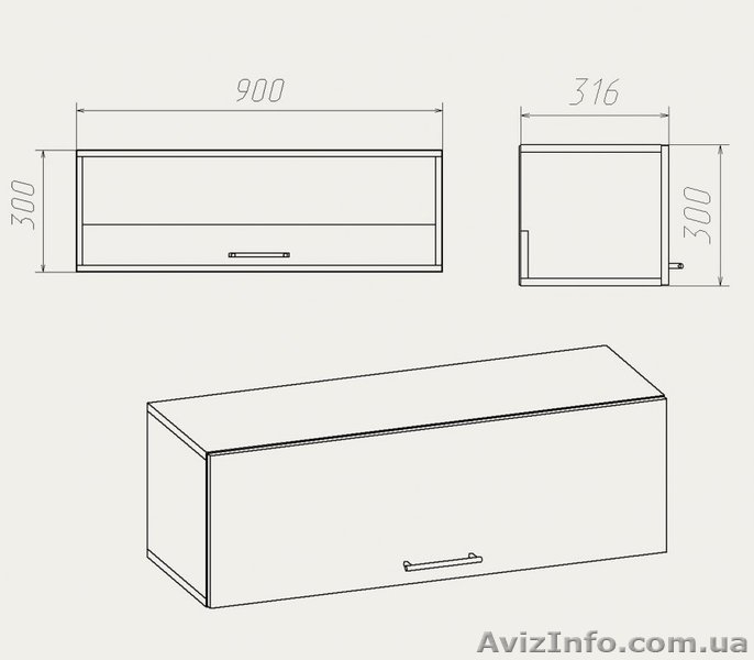 Шкаф, полка, МС Орбита ВМ - 4 (Компанит),для дома и офисов - <ro>Изображение</ro><ru>Изображение</ru> #3, <ru>Объявление</ru> #912782