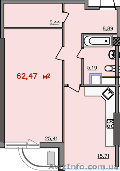 Продам 2-х комн. квартиру в Аркадии в ЖК «2 Жемчужина» - <ro>Изображение</ro><ru>Изображение</ru> #6, <ru>Объявление</ru> #936954