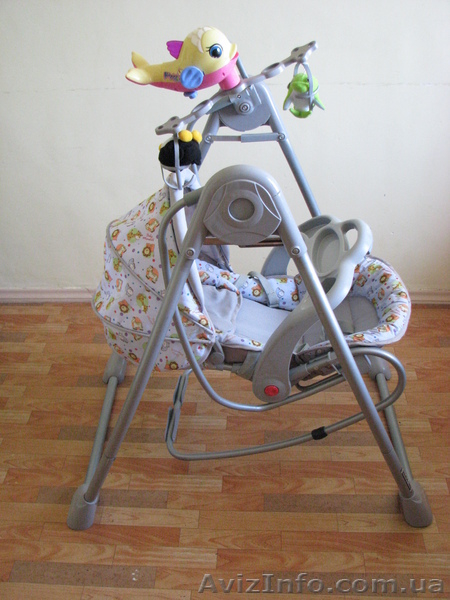 Продам многофункциональная  люльку (шезлонг) -качельку - <ro>Изображение</ro><ru>Изображение</ru> #4, <ru>Объявление</ru> #925624