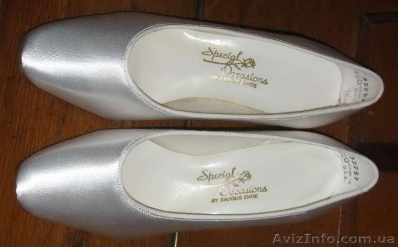 Туфли женские (США) новые! Элегантные серебристо-белые, р. 22,5-23 см - <ro>Изображение</ro><ru>Изображение</ru> #3, <ru>Объявление</ru> #946054