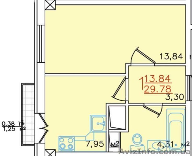 Продам 1-но комн. квартиру c видом на море в ЖК "3-я Жемчужина" - <ro>Изображение</ro><ru>Изображение</ru> #6, <ru>Объявление</ru> #956511