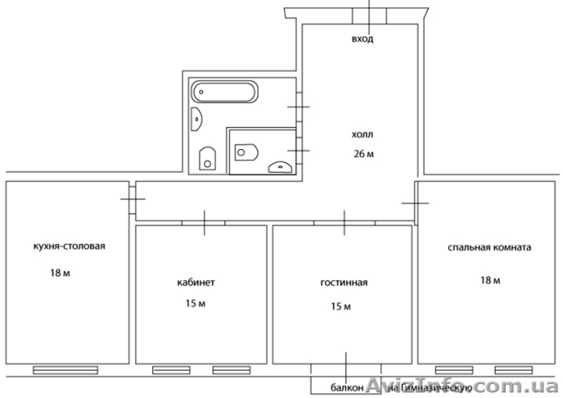 Продам 3-х комн. квартиру на ул. Гимназическая - <ro>Изображение</ro><ru>Изображение</ru> #7, <ru>Объявление</ru> #1015586