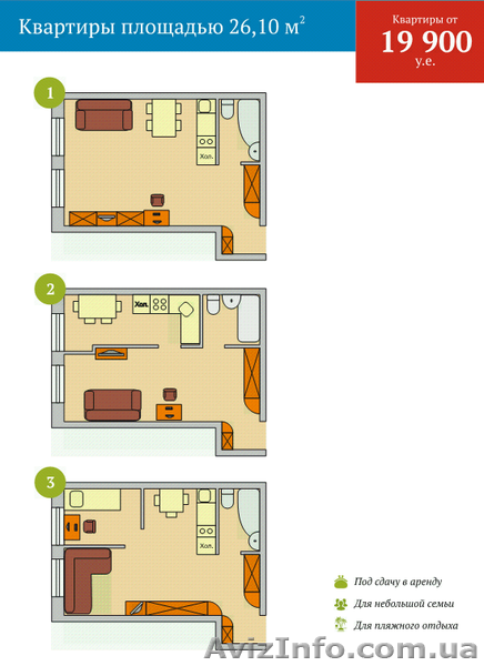 1 комн квартира в малоквартирном доме, ул.Вильямса/Рыбачья - <ro>Изображение</ro><ru>Изображение</ru> #4, <ru>Объявление</ru> #1047906
