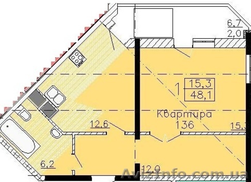 Лучшее в Приморском районе!  ЖК «Среднефонтанский». Скидка 20% - <ro>Изображение</ro><ru>Изображение</ru> #5, <ru>Объявление</ru> #1053933