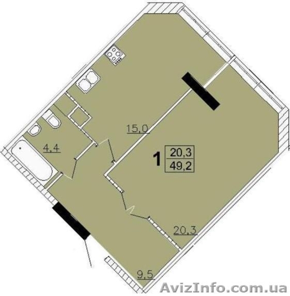Лучшее в Приморском районе!  ЖК «Среднефонтанский». Скидка 20% - <ro>Изображение</ro><ru>Изображение</ru> #6, <ru>Объявление</ru> #1053933