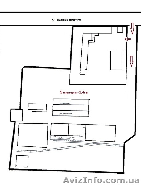 Продажа производственной территории со строениями в промзоне Малиновского р-она. - <ro>Изображение</ro><ru>Изображение</ru> #5, <ru>Объявление</ru> #1082033