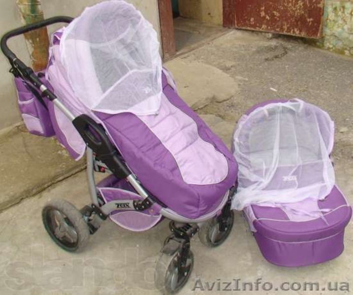 Продам коляску ZEIX Adamex 2 в 1 - <ro>Изображение</ro><ru>Изображение</ru> #4, <ru>Объявление</ru> #1066315