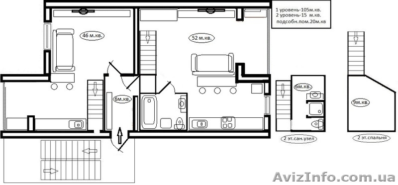 Продам свою мансардн. двухуровневую квартиру 120 м.кв в ЖК "Озерки" - <ro>Изображение</ro><ru>Изображение</ru> #4, <ru>Объявление</ru> #1132648