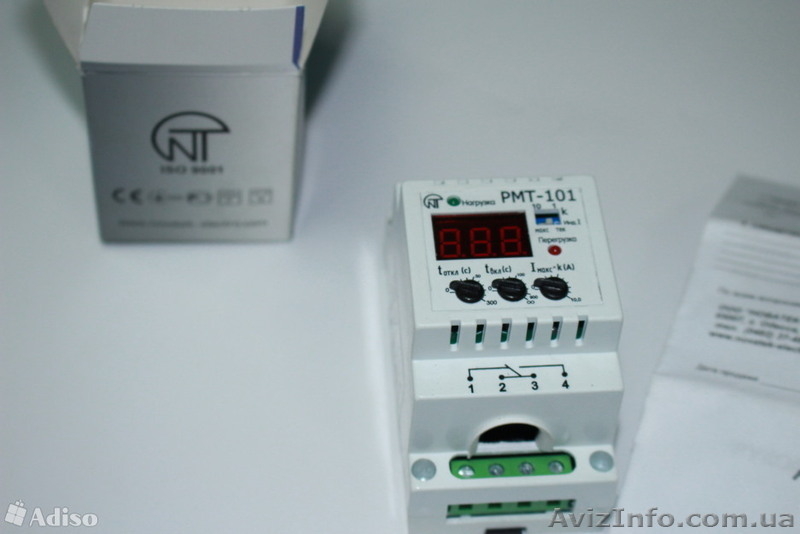 Реле максимального тока РМТ-101 Новатек-Электро - <ro>Изображение</ro><ru>Изображение</ru> #6, <ru>Объявление</ru> #1133208