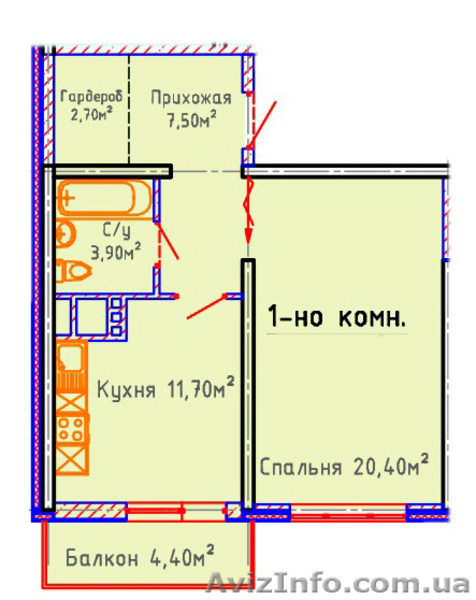 1 комнатная  квартира   Бисквитный/ Проспект Гагарина     - <ro>Изображение</ro><ru>Изображение</ru> #2, <ru>Объявление</ru> #1237580