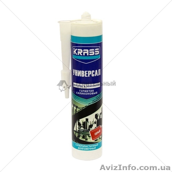 Герметик KRASS силикон универсальный, 300 мл. - <ro>Изображение</ro><ru>Изображение</ru> #3, <ru>Объявление</ru> #1229806