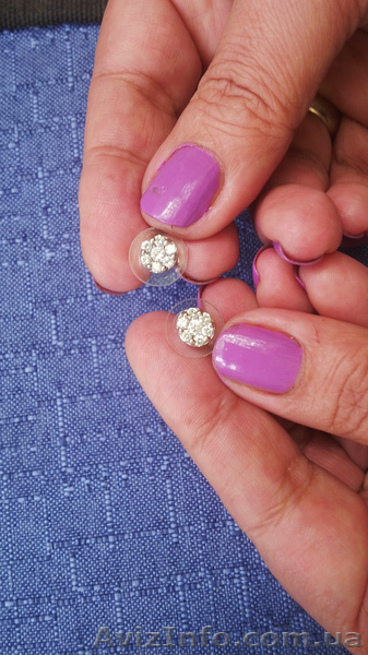 Пусеты с бриллиантами - <ro>Изображение</ro><ru>Изображение</ru> #4, <ru>Объявление</ru> #1261132