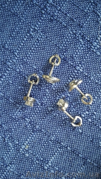 Пусеты "сердечки" - <ro>Изображение</ro><ru>Изображение</ru> #3, <ru>Объявление</ru> #1261138