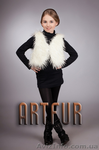 Детские жилеты и жакеты из эко-меха от ARTFUR - <ro>Изображение</ro><ru>Изображение</ru> #5, <ru>Объявление</ru> #1285790
