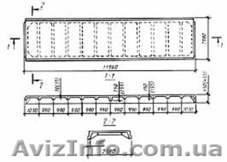 Продам плиты покрытия кровельные жб ребристые типа 2ПГ12-3   (12м х 3м)  - <ro>Изображение</ro><ru>Изображение</ru> #5, <ru>Объявление</ru> #1305427