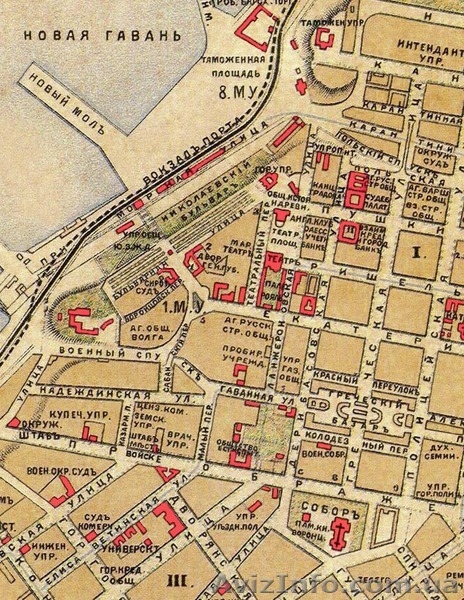 Старинная карта-план Одессы ХІХ века - <ro>Изображение</ro><ru>Изображение</ru> #4, <ru>Объявление</ru> #1339998