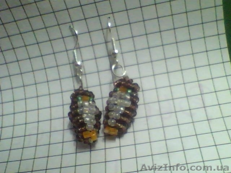  серьги из бисера (hand-made) - <ro>Изображение</ro><ru>Изображение</ru> #3, <ru>Объявление</ru> #1359804