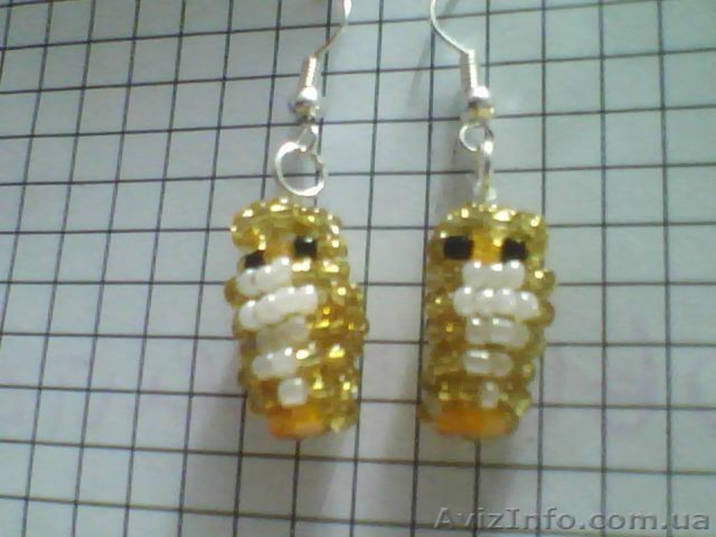  серьги из бисера (hand-made) - <ro>Изображение</ro><ru>Изображение</ru> #4, <ru>Объявление</ru> #1359804