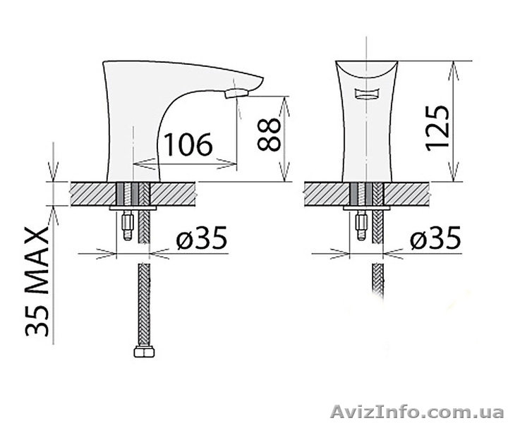 Смеситель для раковины Welle 16V16S0,  электронный,  хром. Германия - <ro>Изображение</ro><ru>Изображение</ru> #3, <ru>Объявление</ru> #1369119