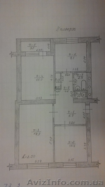 Просторная 3-комнатная квартира в Фонтанке. Рядом море! - <ro>Изображение</ro><ru>Изображение</ru> #4, <ru>Объявление</ru> #1423030