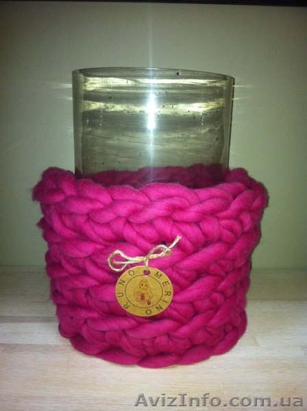 Цветные вязаные корзины из толстой пряжи - <ro>Изображение</ro><ru>Изображение</ru> #5, <ru>Объявление</ru> #1448753