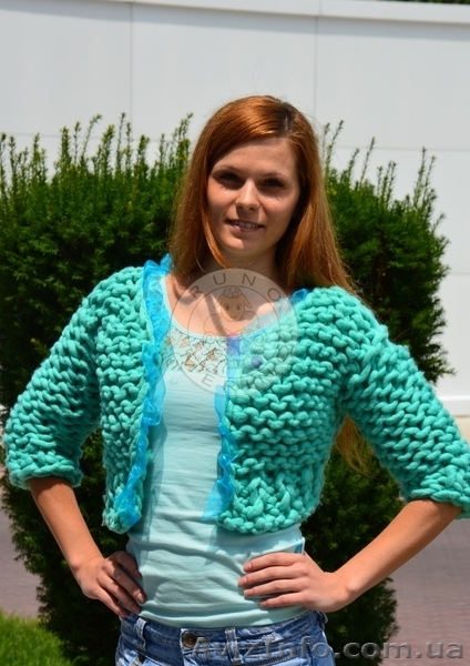 Болеро из толстой пряжи - <ro>Изображение</ro><ru>Изображение</ru> #3, <ru>Объявление</ru> #1448771
