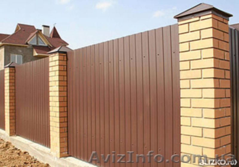 Забор из профнастила недорого в Одессе. - <ro>Изображение</ro><ru>Изображение</ru> #3, <ru>Объявление</ru> #1487796