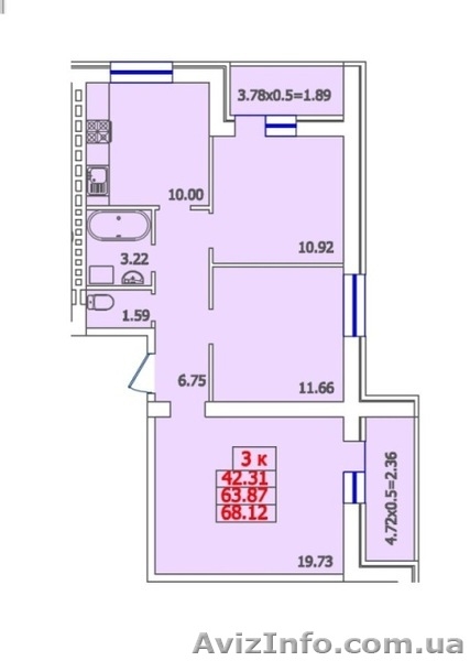 Квартиры от застройщика для Вас по курсу 27.00 Черноморск - <ro>Изображение</ro><ru>Изображение</ru> #7, <ru>Объявление</ru> #1525731