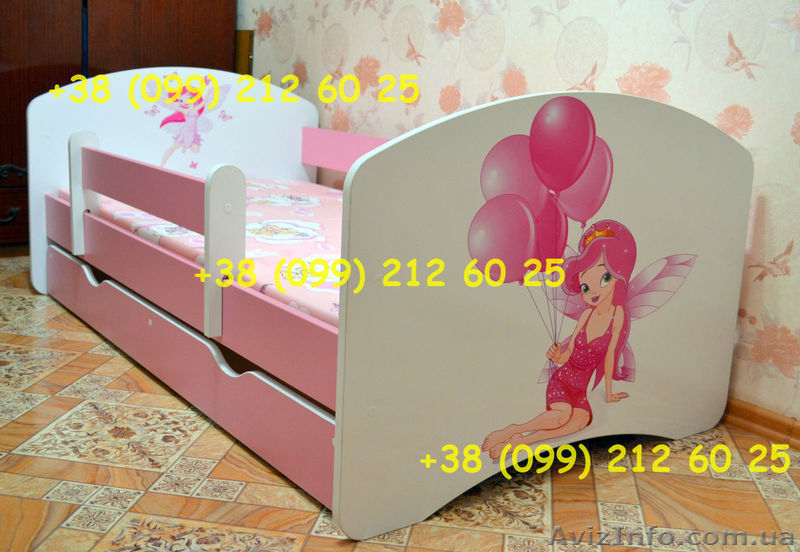 Детские кровати с рисунками!Со съемным защитным бортиком!Бесплатная доставка! - <ro>Изображение</ro><ru>Изображение</ru> #3, <ru>Объявление</ru> #1530000