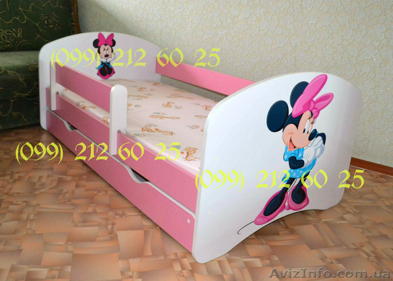 Детские кровати с рисунками!Со съемным защитным бортиком!Бесплатная доставка! - <ro>Изображение</ro><ru>Изображение</ru> #6, <ru>Объявление</ru> #1530000