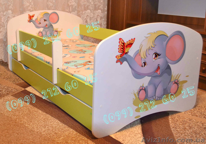 Детские кровати с рисунками!Со съемным защитным бортиком!Бесплатная доставка! - <ro>Изображение</ro><ru>Изображение</ru> #4, <ru>Объявление</ru> #1530000