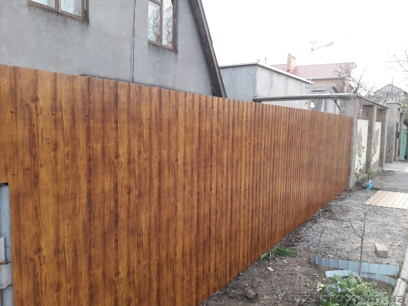 Забор из профнастила от завода-производителя дешево Одесса - <ro>Изображение</ro><ru>Изображение</ru> #6, <ru>Объявление</ru> #1532306