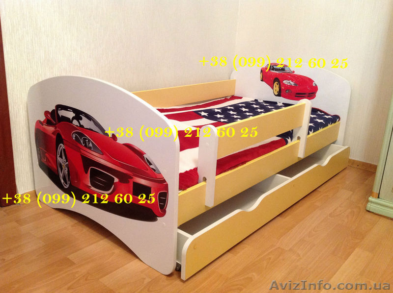 Детские кровати с рисунками!Со съемным защитным бортиком!Бесплатная доставка! - <ro>Изображение</ro><ru>Изображение</ru> #7, <ru>Объявление</ru> #1530000
