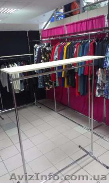 Продам стойку для одежды (вешало, книжка) прямую с полкой вверху - <ro>Изображение</ro><ru>Изображение</ru> #3, <ru>Объявление</ru> #1532581