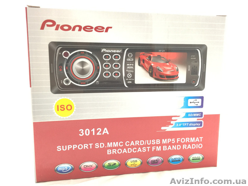 Автомагнитола Pioneer 3012A - <ro>Изображение</ro><ru>Изображение</ru> #3, <ru>Объявление</ru> #1546665