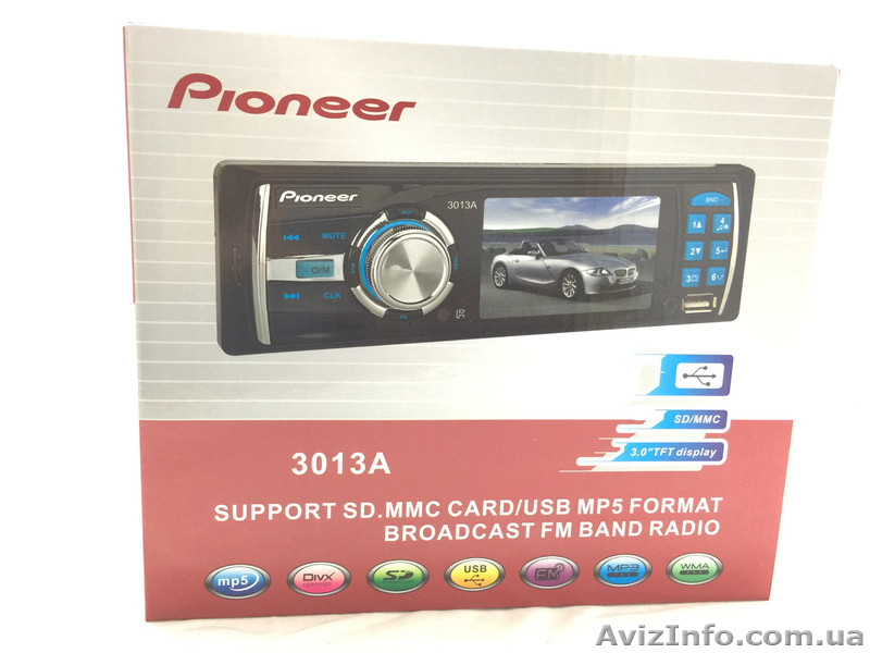 Автомагнитола Pioneer 3013A - <ro>Изображение</ro><ru>Изображение</ru> #3, <ru>Объявление</ru> #1546001