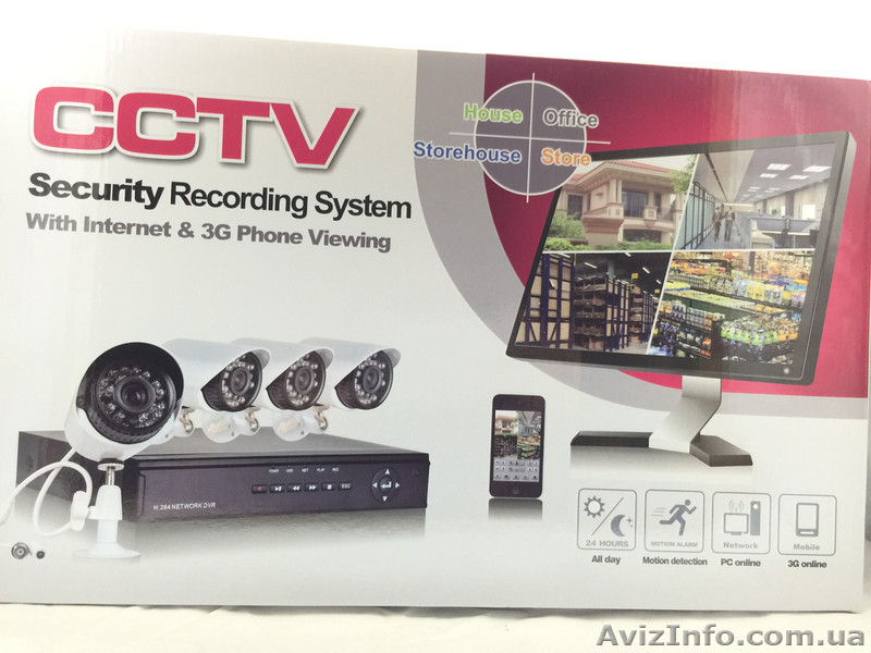 Видеорегистратор CCTV 4 camers - <ro>Изображение</ro><ru>Изображение</ru> #1, <ru>Объявление</ru> #1546003
