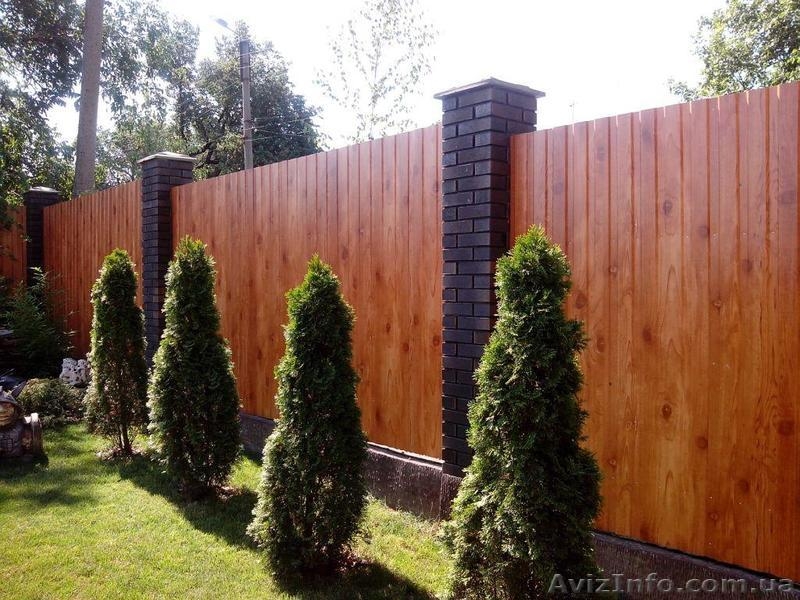 Красивый забор из профнастила "под Дерево" без посредников в Одессе - <ro>Изображение</ro><ru>Изображение</ru> #4, <ru>Объявление</ru> #1542630