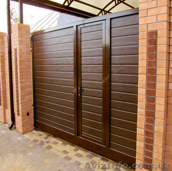 Откатные ворота Одесса производство и установка - <ro>Изображение</ro><ru>Изображение</ru> #6, <ru>Объявление</ru> #1555047