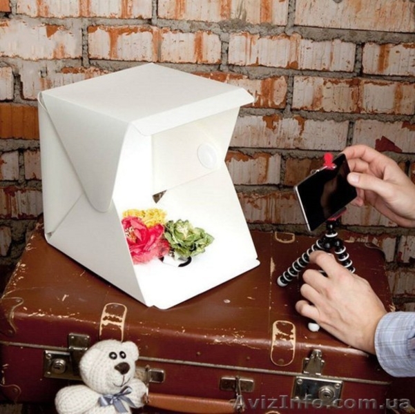 Фотобокс (лайткуб) LED для предметной фотосъемки 23х23х24см - <ro>Изображение</ro><ru>Изображение</ru> #2, <ru>Объявление</ru> #1555799
