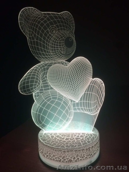 Ночник 3D Новинка -уникальный светильник - <ro>Изображение</ro><ru>Изображение</ru> #10, <ru>Объявление</ru> #1558170