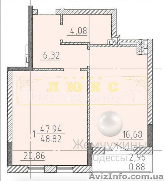Продам однокомнатную квартиру ЖК 28 Жемчужина / 10 ст. Б. Фонтана - <ro>Изображение</ro><ru>Изображение</ru> #3, <ru>Объявление</ru> #1587164