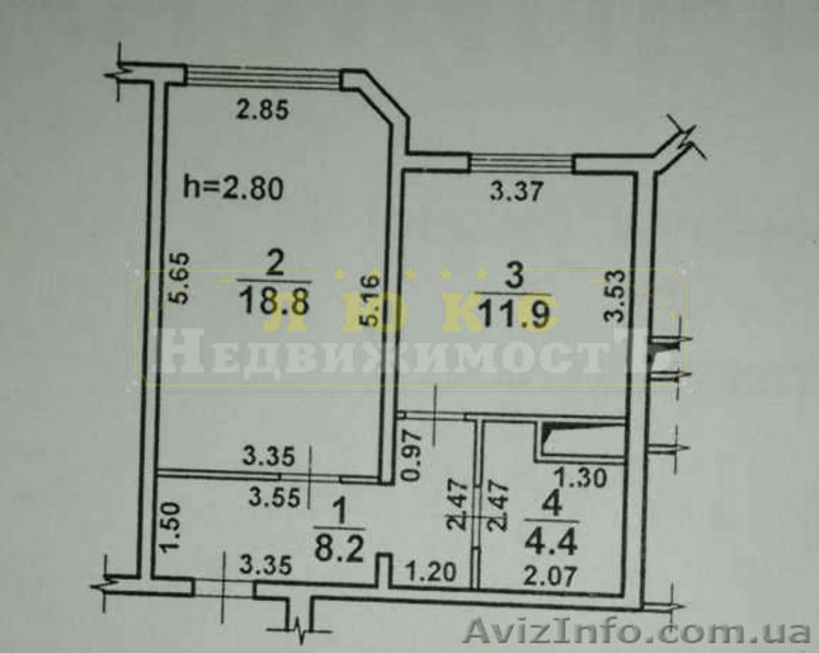Продам однокомнатную квартиру Дюковская / Дидрихсона - <ro>Изображение</ro><ru>Изображение</ru> #5, <ru>Объявление</ru> #1595059