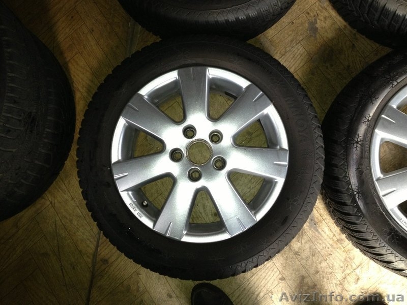 диски vw audi R16 с зимними шинами - <ro>Изображение</ro><ru>Изображение</ru> #4, <ru>Объявление</ru> #1600177