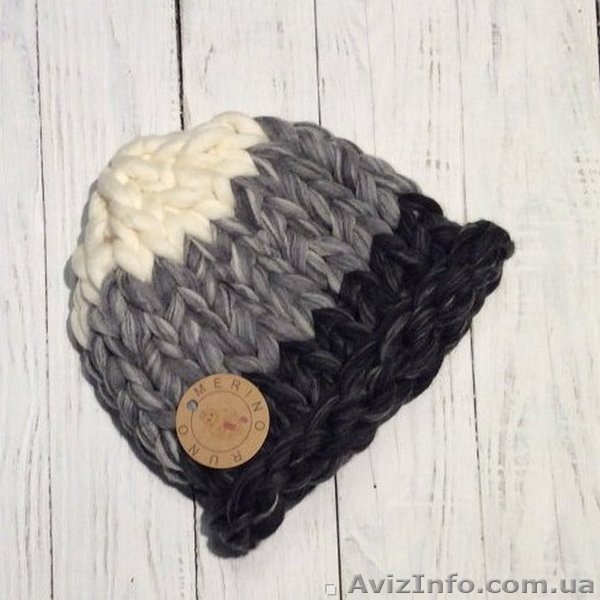 Шапки из толстой пряжи - <ro>Изображение</ro><ru>Изображение</ru> #7, <ru>Объявление</ru> #1448782